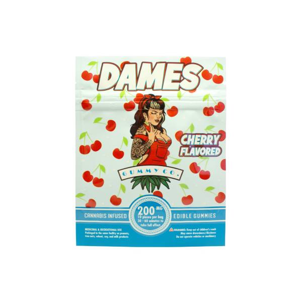 Dames Cherry THC Gummies – 200mg Edibles Buy Weed Online