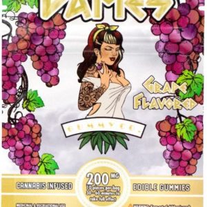 (200mg THC) Dames Gummy Co. – Grape Edibles Buy Weed Online