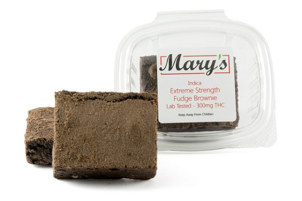 Mary’s Medibles – Extreme Strength Indica Fudge Brownies -300mg Chocolate Buy Weed Online