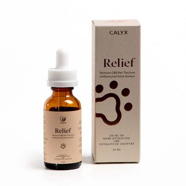 CALYX RELIEF PET TINCTURE 250MG (30 ML BOTTLE) CBD Buy Weed Online