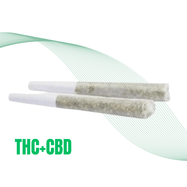 1:1 Balanced THC:CBD Pre Rolls  ( 2 x 1gram ) CBD Buy Weed Online