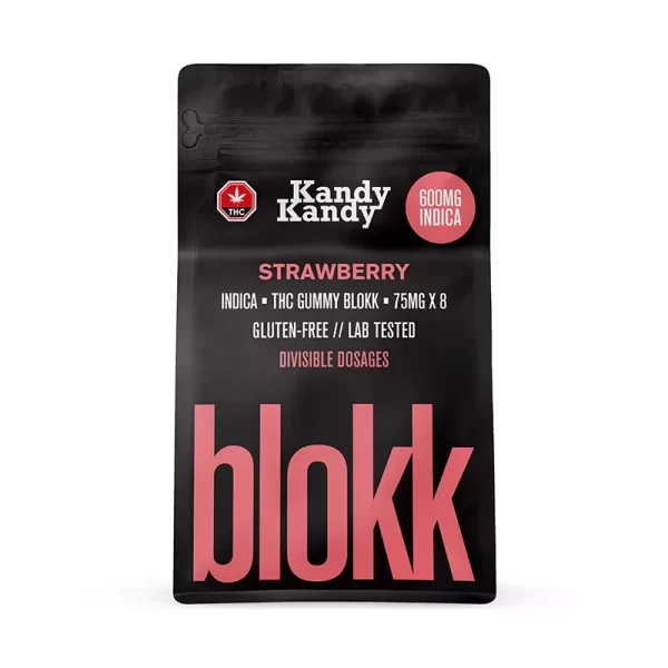 Blokk  Indica THC Gummy – Kandy Kandy 600mg Edibles Buy Weed Online