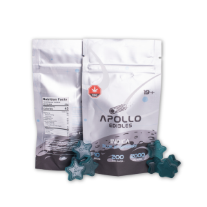 Apollo Gummies – Indica  Blue Raspberry 2000mg Edibles Buy Weed Online