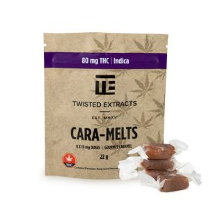 Twisted Extracts – Cara-Melts Indica (80mg THC) Chocolate Buy Weed Online