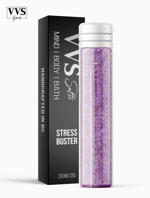 VVS Bath Salts – Stress Buster 11oz | 200mg CBD Bath Bombs Buy Weed Online