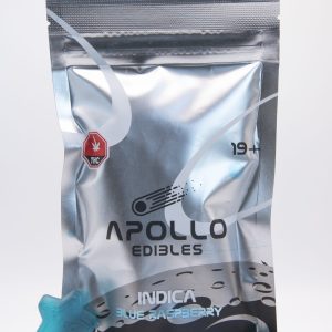 Apollo Edibles – Blue Raspberry Shooting Stars 3000MG THC (INDICA) Edibles Buy Weed Online