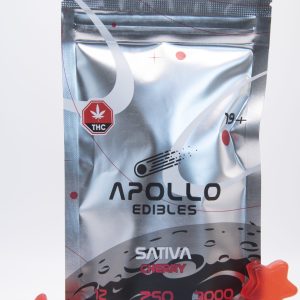 Apollo Edibles – Cherry Shooting Stars 3000MG THC (SATIVA) Gummies Buy Weed Online