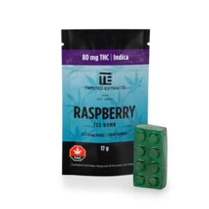 BLUE RASPBERRY ZZZ BOMB (80MG THC) Edibles Buy Weed Online