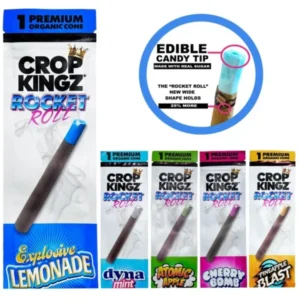 CROP KINGZ ROCKET ROLL – 5 Flavours Accessories Buy Weed Online