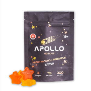 Apollo Gummies – Sativa Peach Mango/Pineapple – 300mg Edibles Buy Weed Online